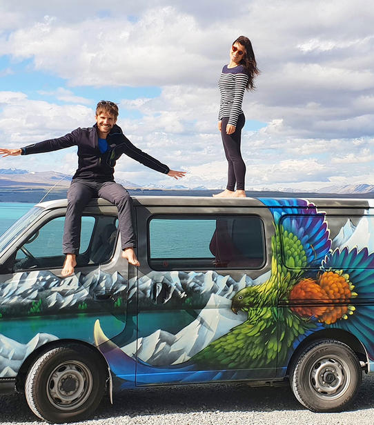Jean-Baptiste et Manon à Tekapo