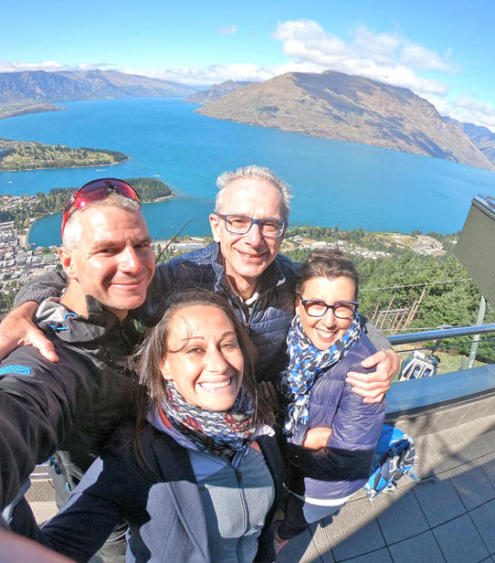 Jean-Jacques en famille à Queenstown