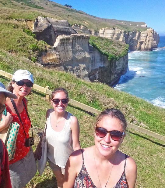 Jean-luc en famille à Dunedin