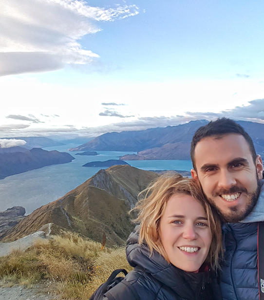 Luca et Gwenaëlle à Wanaka