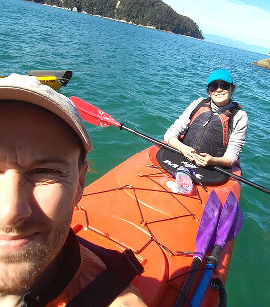 Marie et Jérémie à Abel Tasman