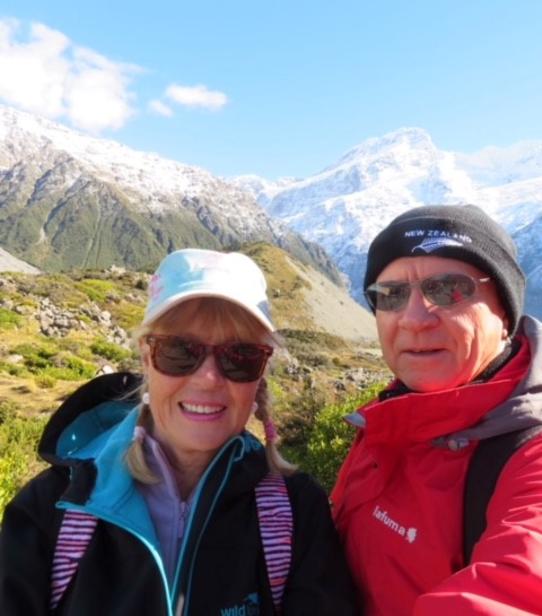 Marie et Philippe au Mont Cook
