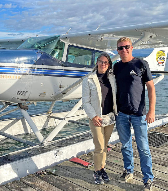 Mélanie et Francis à Taupo
