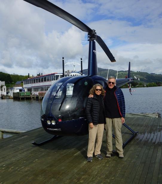 Michel et Valentine s'envolent à Rotorua