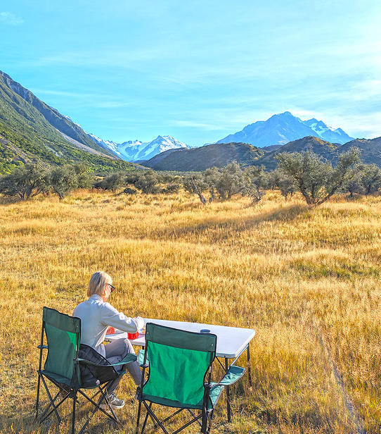 Nathalie dans le Fiordland