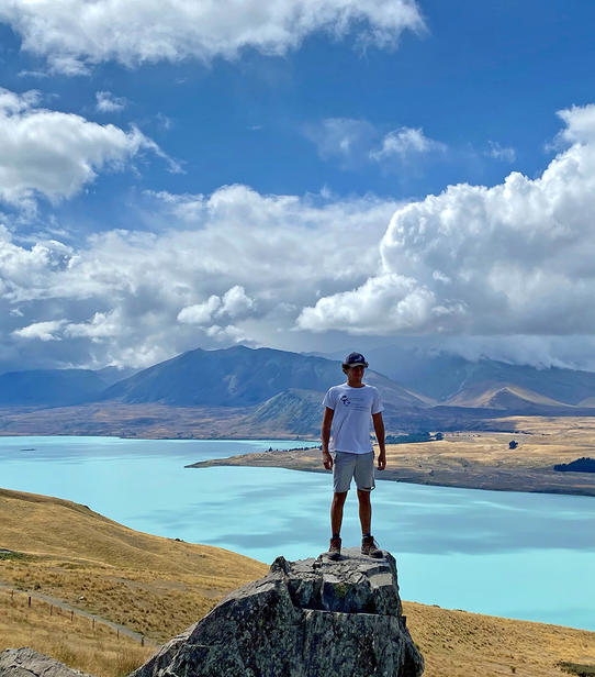 Philippe et Louis au Mount John observatory 