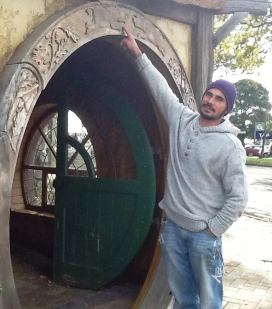 Ramzi à Matamata sur les traces de l'anneau