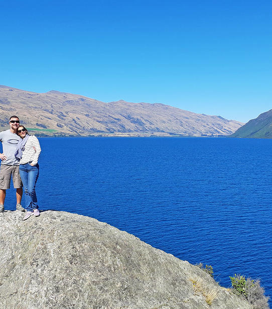 Ronny et Céline au Lac Wakatipu