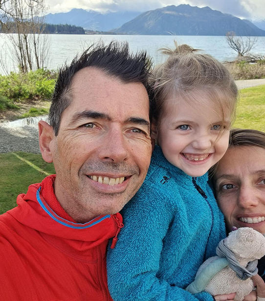 Sebastien, Anae et Audrey à Wanaka