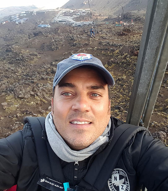 Stéphane au Tongariro National Park