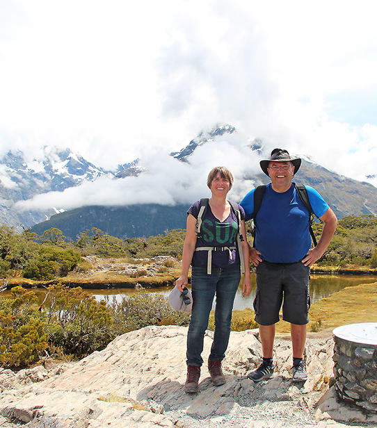 Stéphane et Brigitte à Key Summit