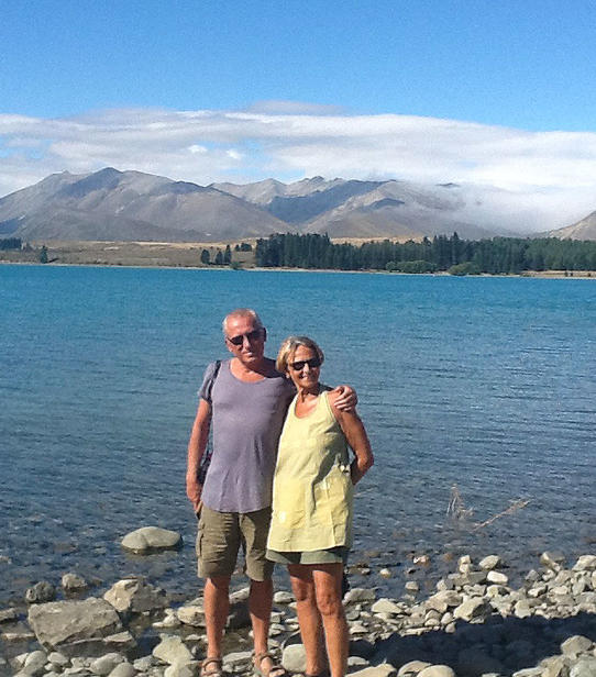 Yves et Roselyne à Tekapo