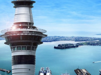 Auckland montée à la Sky Tower Auckland montée à la Sky Tower