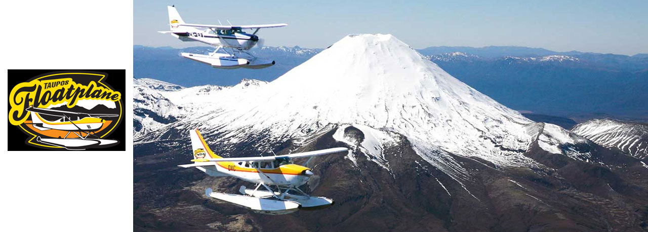 Survol volcans Nouvelle zelande