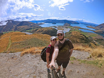 Damien et Sandrine à Diamond Lake