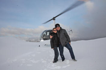 Gilles hélico glaciers