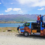 Lea en van en Nouvelle Zealande