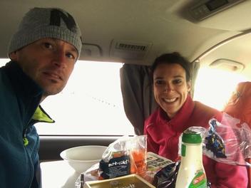 Melanie en van en Nouvelle-Zélande