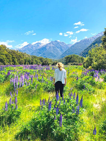 Sabine lune de miel ile Sud