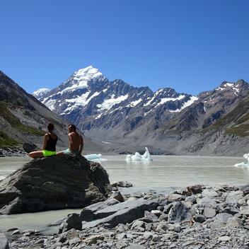 Serviane et Bastiaan Mont Cook