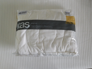 Draps coton blanc- King Single Draps coton blanc- King Single